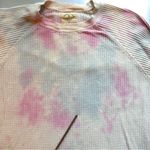 ELECTRIC & ROSE Time To Live Waffle Knit Tie Dye Pullover Photo 7