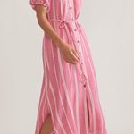 Marine layer NWT Erin Stripe Belted Double Cloth Shirt Dress Size XS Photo 1