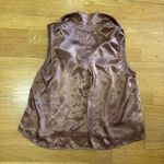 Cloth & Stone Brown Bronze Silky Preppy Career Coastal Whimsigoth Ballet Top XS Photo 2