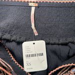 Free People NWT  Wind Willow Boho Embroidered Peasant Mini Western Dress XS Black Photo 4