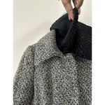 Alfani Petite Women's Blazer Sz 2P Tweed Belted Removable Collar Cropped Jacket Photo 6