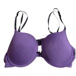XOXO  Bra Womens Purple Padded Pushup Lingerie Intimate Size 36C Photo 3