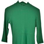 Anthropologie  Heart Of Building 18 Ribbed Knit Dress Green Size Small Photo 3