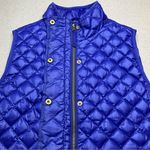 J.Crew Down Field Vest Medium Royal Blue Quilted Photo 2