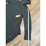 Michael Kors Hooded Knit Tunic Sweater Long Sleeve Cowl Hood Dark Gray L Photo 6