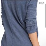 prAna  “Remi” dusty blue waffle texture ribbed pullover long sleeve top. Small. Photo 1