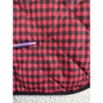 J Crew Vest Women Medium Plaid Puffer Full Zip Red Photo 7