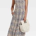 Knox Rose Elegant One-Shoulder Tan and Black geometric Dress size XXL Photo 0