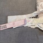 Victoria's Secret  Pink Push Up Bralette Bra Med (34CD-36AB) High Neck White Lace Photo 8