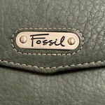 Fossil Vintage Olivia Envelope Flap
Clutch Green Leather Wallet Photo 3