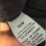 Rue 21 (+) Black Denim Jean Shorts: Size 16W Photo 5