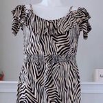 Michael Kors Maxi Dress Animal Print Tiered Cold Shoulder Size XL NWT $120.00 Photo 5