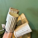 Cult Gaia Judith Leather Bamboo Platform Sandals Size 40 EU 10 US Photo 9