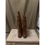 Free People New  Everly Equestrian Boots, Size US 8.5 Saddle Tan 18” Tall Photo 5