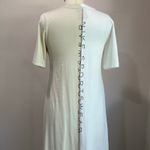 Nike  Sportwear's Organic Cotton Spliced Logo 2 Tone Short Sleeve Midi Dress Sz S Photo 4