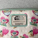 Lounge Fly Star Wars Wallet Mandalorian Grogu Valentine Hearts Vegan Faux Leather Photo 2