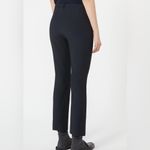 Ecru Stretch cotton-blend trousers - Midnightblue Size 4 Photo 6