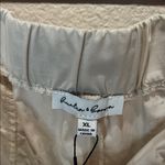New Hunter and Brown Women’s Cotton Pants Bone Beige Color 100% Cotton XL NWT Tan Photo 10