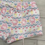 Sanrio NWOT  Hello Kitty spring Easter themed fuzzy pajama shorts size large Photo 4