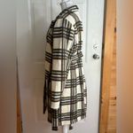 Maurice's Plaid 2 Button Belted Trench Coat size Medium Photo 5