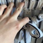 Francesca's Striped Paper Bag Waist Shorts Photo 2