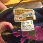 NWT vintage Don Manuel of Mjamj floral dress Blue Size 12 Photo 7