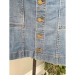 Loft Women's Denim Blue Cotton & Polyester Pull on A-Line Jeans Skirt Size 27/4 Photo 3