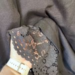 Adrianna Papell Adrinanna Papell Black Sweater Lace Hem Detail Size XL Holiday Party Preppy Photo 3