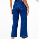 Lilly Pulitzer Aileen Blue High Rise Straight Denim Jeans Button Fly Size 0 Photo 6