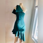 SHOWPO LISTEN TO THE RADIO DRESS IN EMERALD GREEN SIZE 2 Photo 7