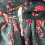  Flower Fields Mini Dress Free People Size Small Green Pink Combo Photo 6