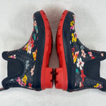 Joules Wellibob Women's Floral Print Navy‎ Red Ankle Rain Boots Size US 7 Blue Photo 9