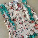 Farm Rio  For Anthropologie Maggie Ruffled Blouse Photo 5