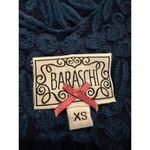 Anthropologie  Brand Baraschi Blue Sheer Lace Top Size XS Photo 2