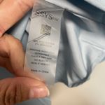 SSYS The Label The Stella Pearl Sleeve Dress In Pastel Blue Size L Party Holiday Size L Photo 5