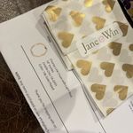 Jane Win Chunky Link Chain 14k Gold Plated with Lapis Blue Bead Photo 6