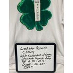 Workshop‎ Republic Clothing White Shamrock Sweatshirt L NWT Size L Photo 3