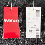 Avenue Soft by  Skirt 30/32 Stretch Black White A-Line New Photo 6