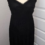 Max Studio New,  Ruffle Layer Mesh Sleeveless Midi Dress Size M  Photo 0