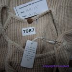 Free People New! Free People FP One Katya Thermal Tank mini Dress cream/beige, size M Photo 10