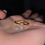 brand new gold stone ring Photo 1