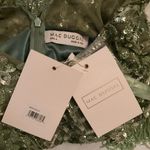 Mac Duggal 4908 Green High Neck Sleeveless Beaded Fringe Fitted Gown 8 Photo 12