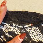 Charlotte Russe Black Lace Top Skater Dress Party Cocktail Plus Size 1X Trendy # Photo 8