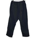 LIONESS NWT Women’s Relaxed Fit Crop Nylon Pants Black Size Small Photo 1