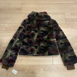 Adrienne Landau NWT  Women’s Faux Fur Acrylic Full Zip Collared Coat Size S Photo 4