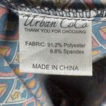 Urban Coco  bohemian tie neck print ethnic style shift dress size small Photo 8