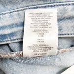 Free People  Little Daisies Button Front Light Denim Mini Skirt Women’s Size 6 Photo 9