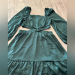 Blu Pepper  Dark Green Long Sleeve Dress Photo 10