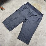 Unique Vintage  Women’s Chambray High Rise Pants Cropped Capri Blue Plus Size 5X Photo 0