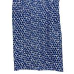 MARNI Silk Geo Shift Dress Royal Blue White Black 46 (10) Size L Photo 4